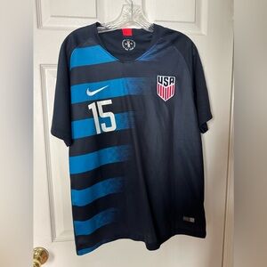 Nike USA Megan Rapinoe Soccer Jersey with Blue Accents